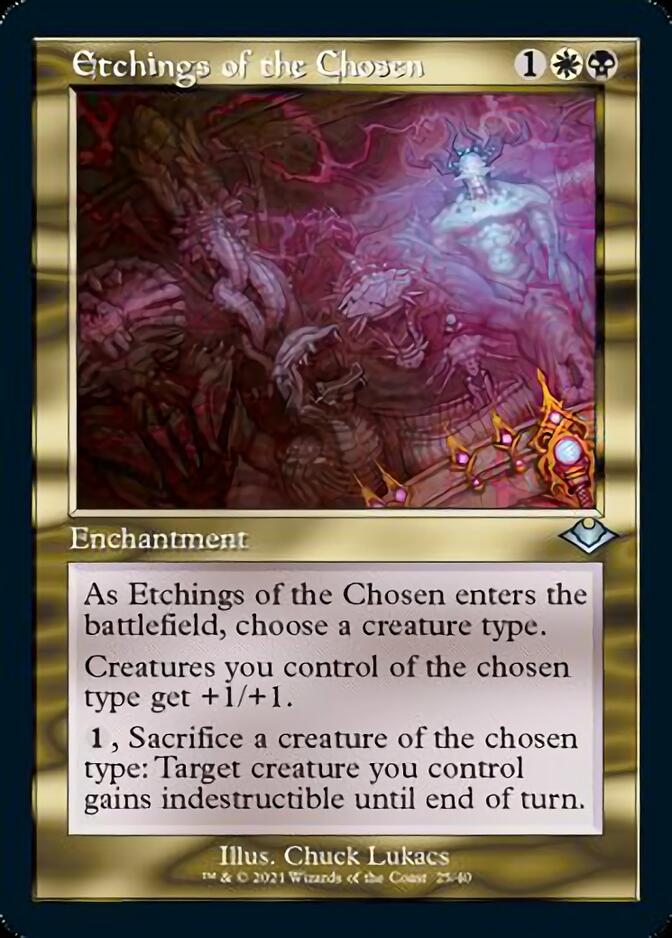 Etchings of the Chosen (Retro) [Modern Horizons] | Silver Goblin