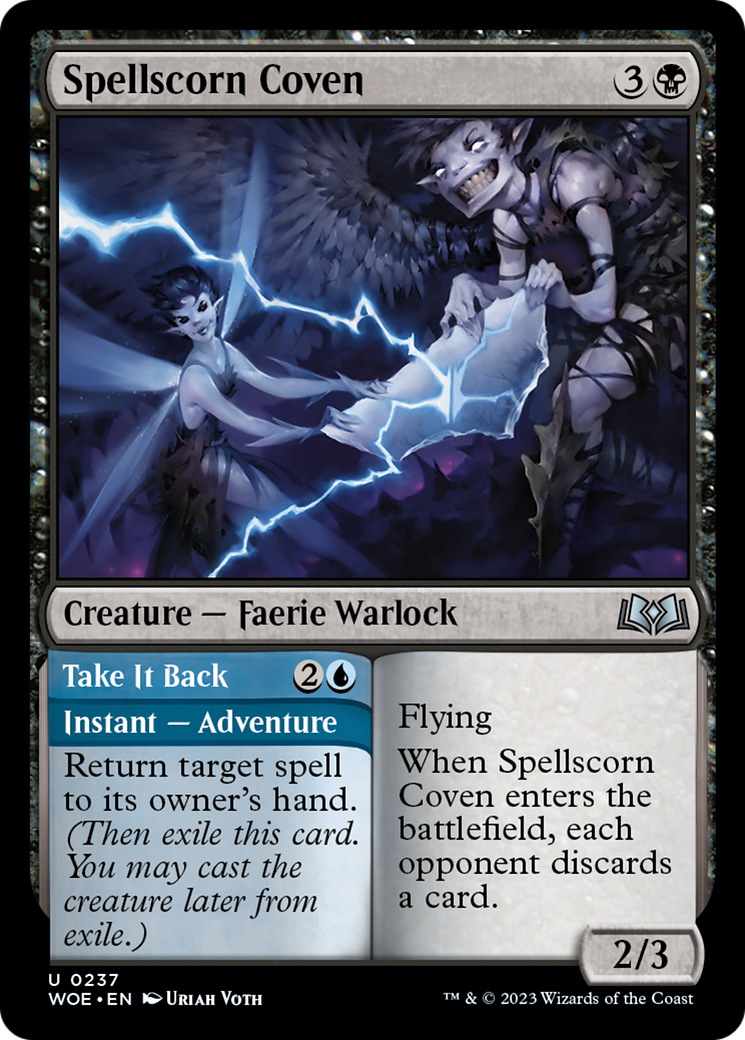 Spellscorn Coven // Take It Back [Wilds of Eldraine] | Silver Goblin