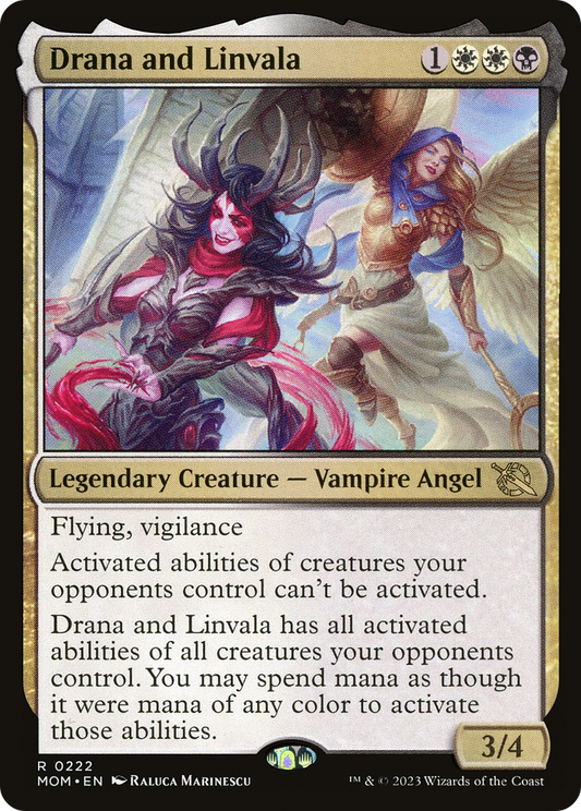 Drana and Linvala [March of the Machine] Foil