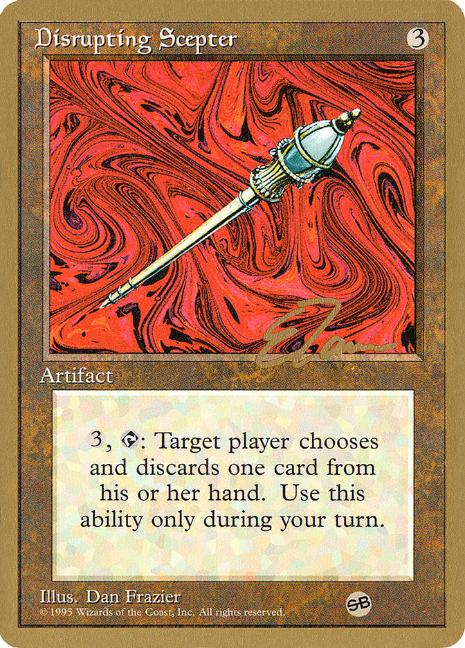 Disrupting Scepter (Eric Tam) (SB) [Pro Tour Collector Set] | Silver Goblin