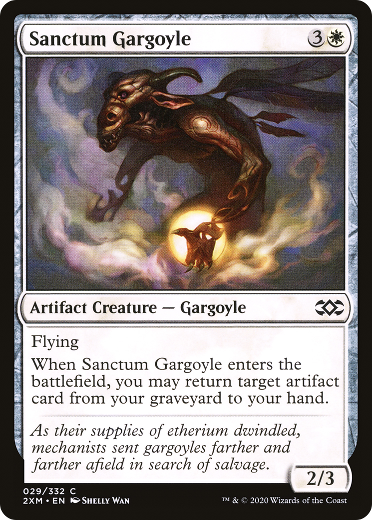 Sanctum Gargoyle (029) Foil - Double Masters
