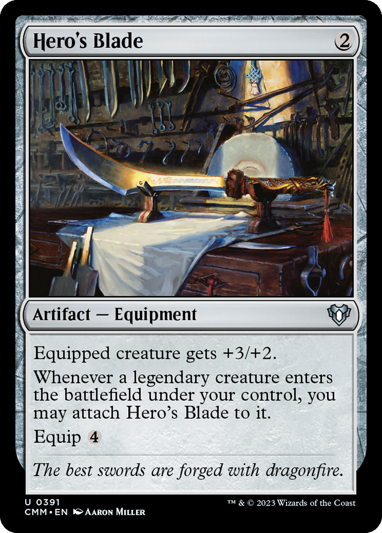Hero's Blade [Commander Masters] | Silver Goblin