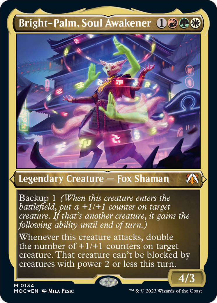 Bright-Palm, Soul Awakener (Display Commander) [March of the Machine Commander] Foil