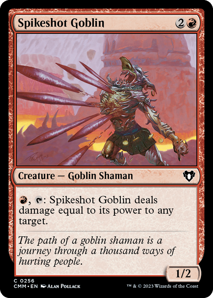 Spikeshot Goblin [Commander Masters] | Silver Goblin
