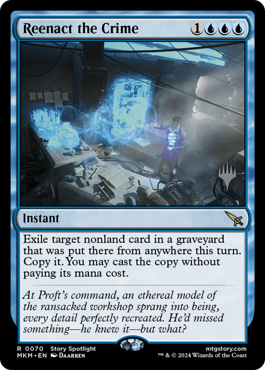Reenact the Crime (Promo Pack) [Murders at Karlov Manor Promos] Foil