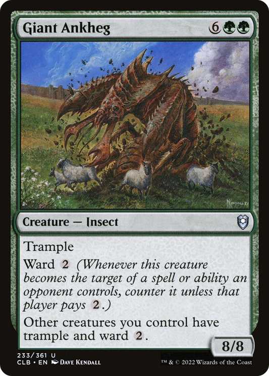 Giant Ankheg (233) Foil - Commander Legends: Battle for Baldur's Gate