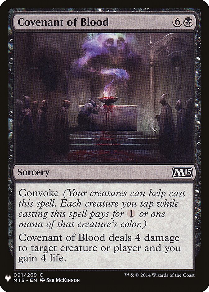 Covenant of Blood [Mystery Booster] | Silver Goblin