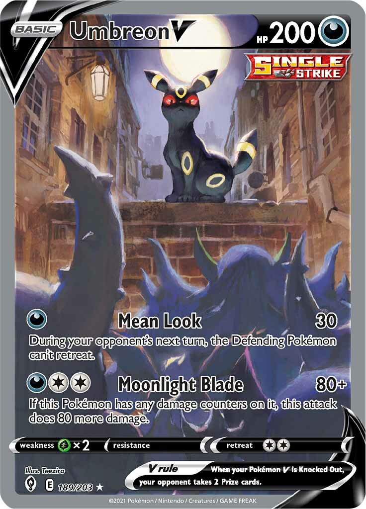 Umbreon V (189/203) [Sword & Shield: Evolving Skies] | Silver Goblin