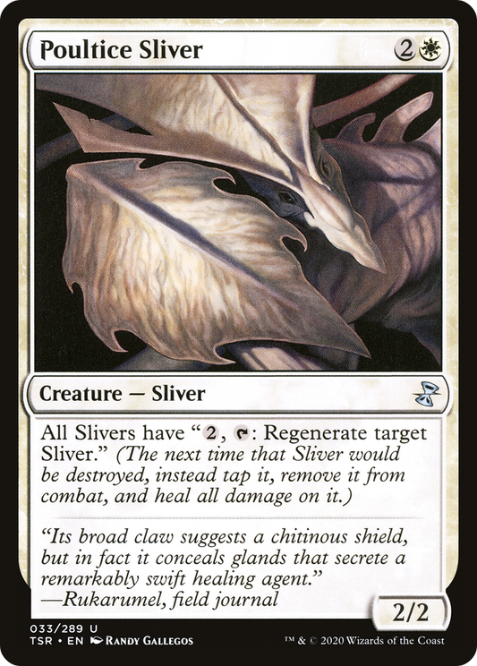 Poultice Sliver [Time Spiral Remastered] Foil