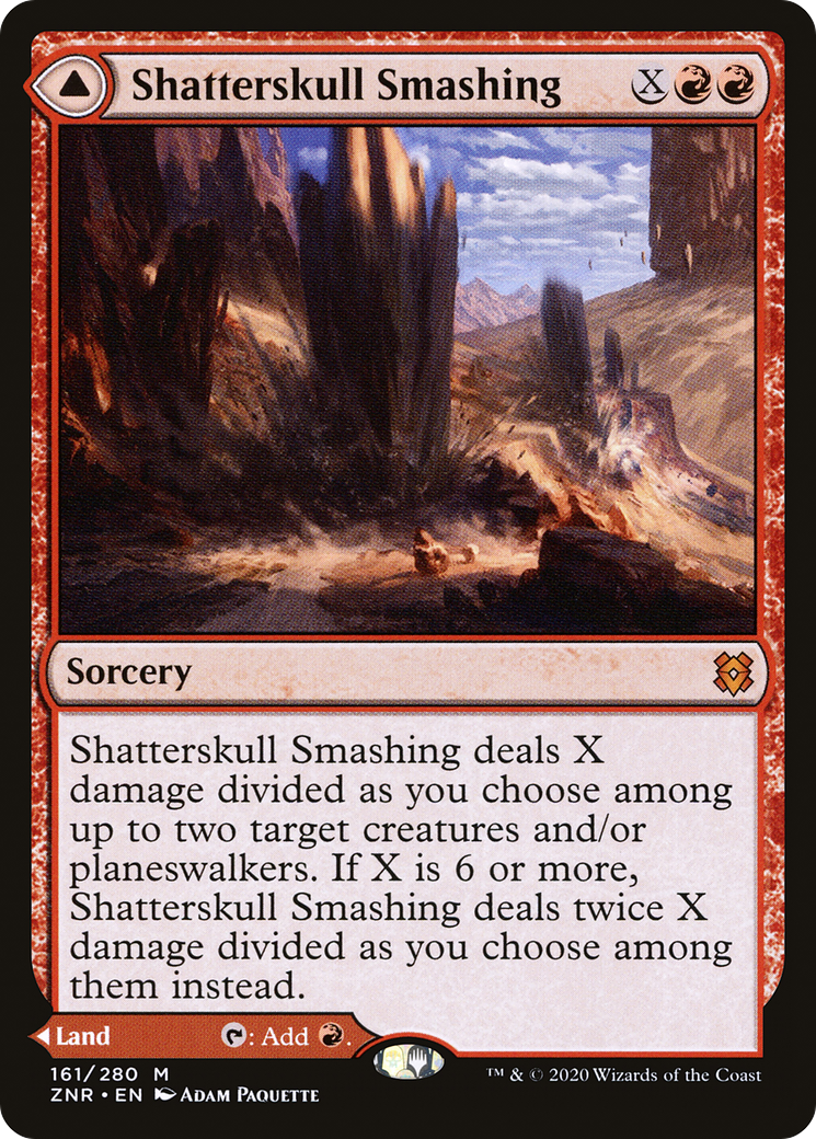 Shatterskull Smashing // Shatterskull, the Hammer Pass [Zendikar Rising] Foil