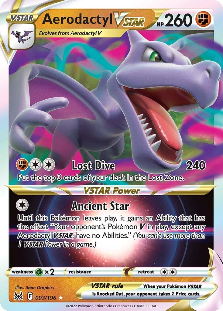 Aerodactyl VSTAR (093/196) [Sword & Shield: Lost Origin] | Silver Goblin