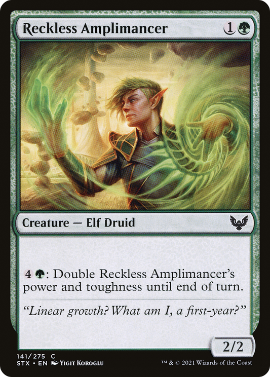 Reckless Amplimancer [Strixhaven: School of Mages] Foil
