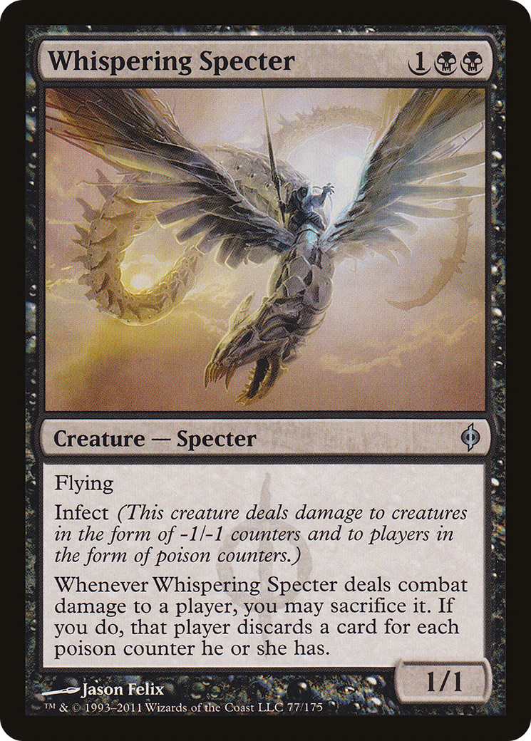 Whispering Specter [New Phyrexia] Foil