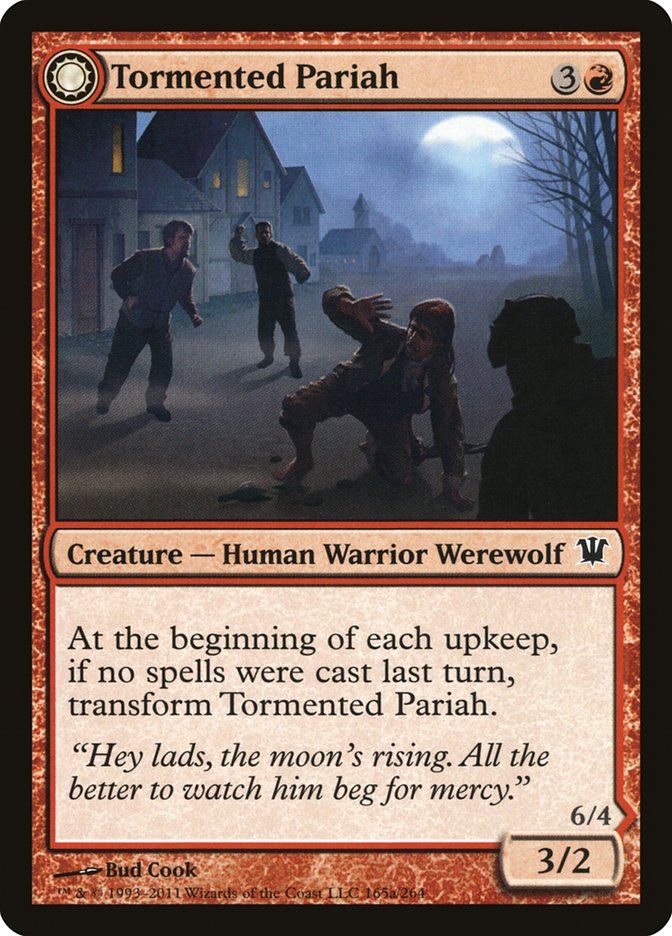 Tormented Pariah // Rampaging Werewolf [Innistrad] Foil