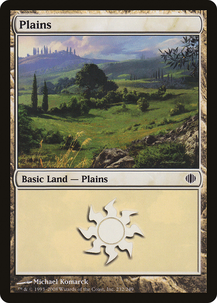 Plains (232) [Shards of Alara] Foil