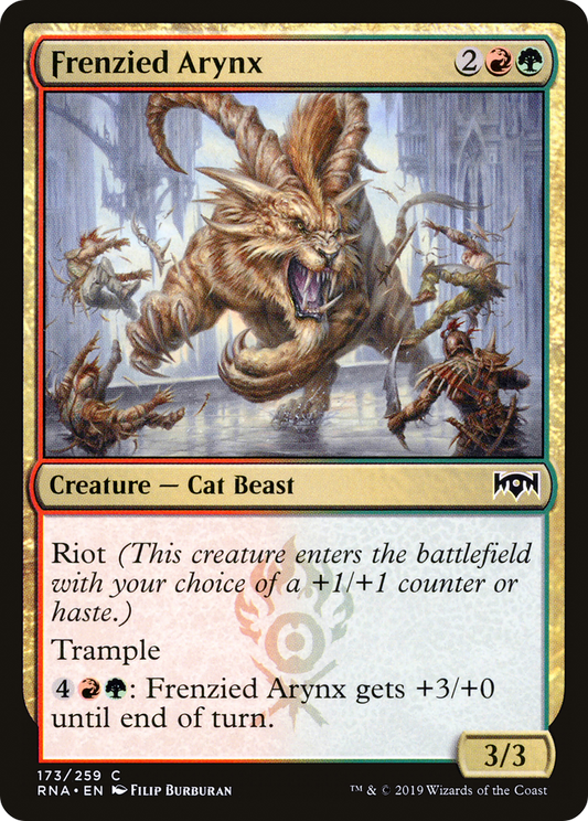 Frenzied Arynx [Ravnica Allegiance]