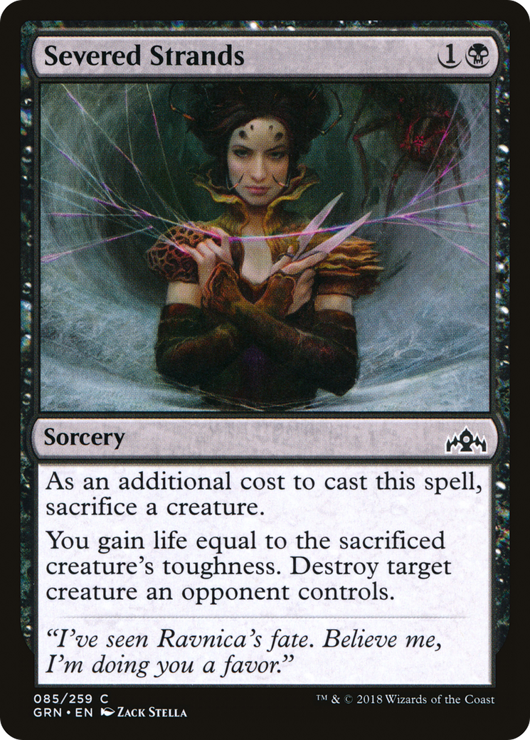 Severed Strands [Guilds of Ravnica] Foil