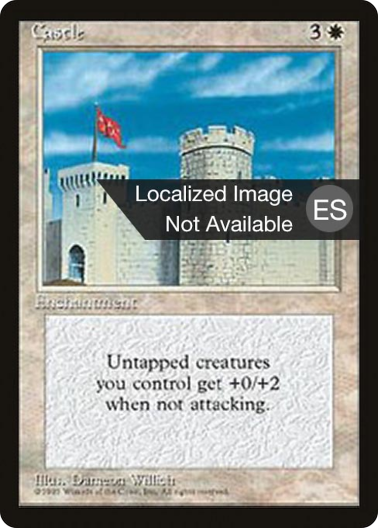 Castle [Fourth Edition (Foreign Black Border)] | Silver Goblin