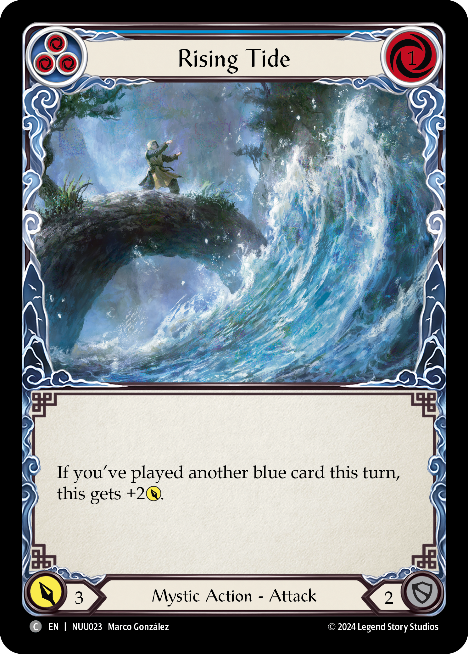Rising Tide [NUU023] (Part the Mistveil Nuu Blitz Deck) | Silver Goblin