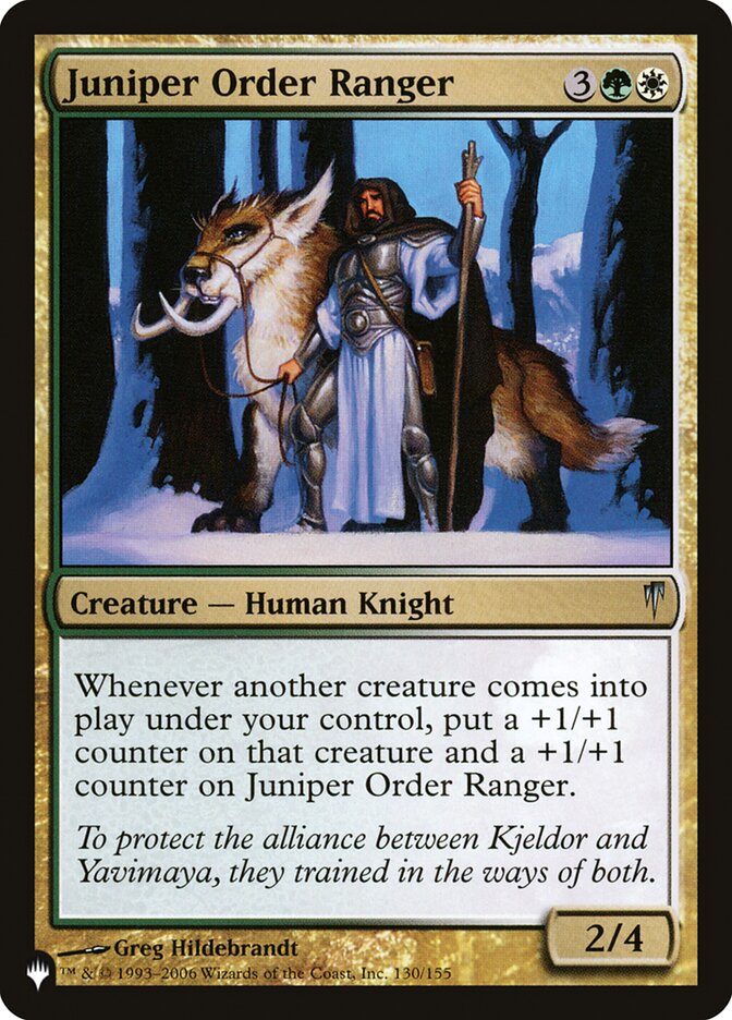 Juniper Order Ranger [The List] | Silver Goblin
