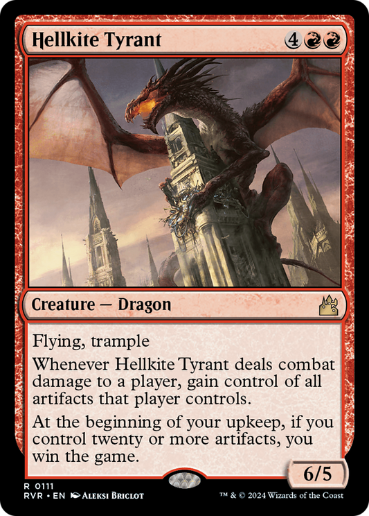 Hellkite Tyrant [Ravnica Remastered] Foil