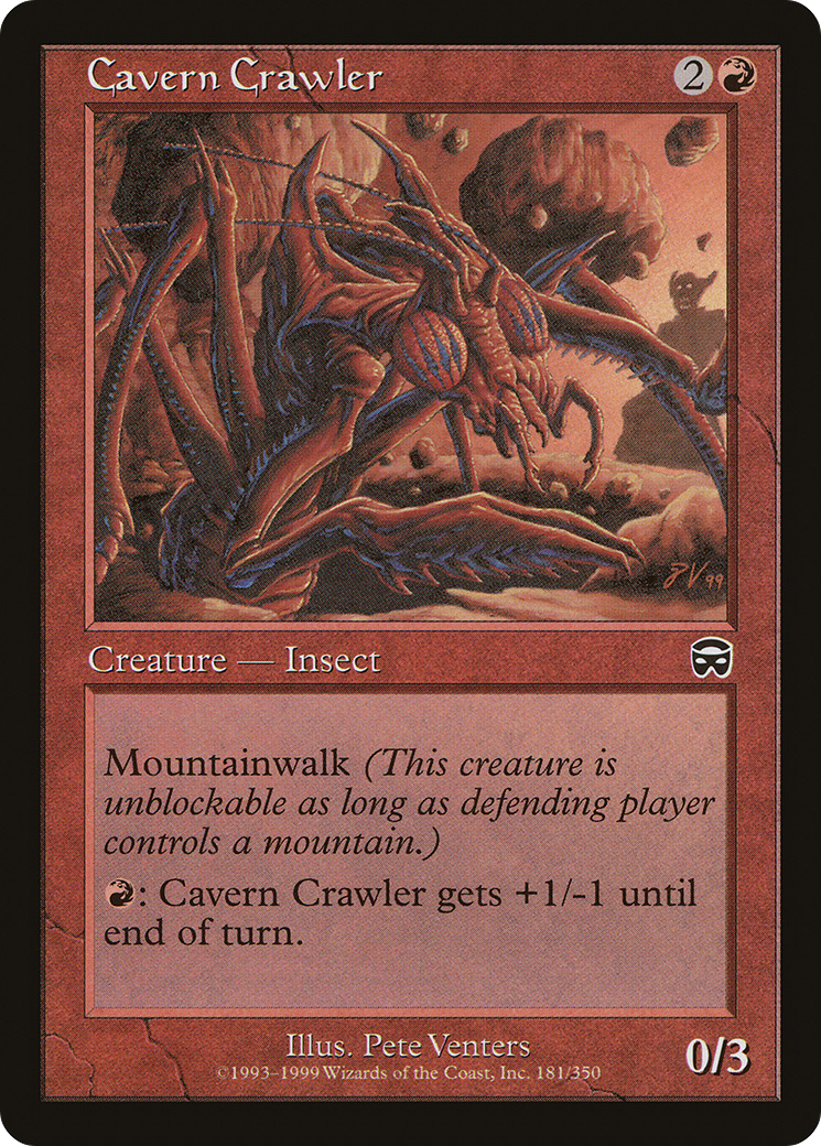 Cavern Crawler [Mercadian Masques] Foil