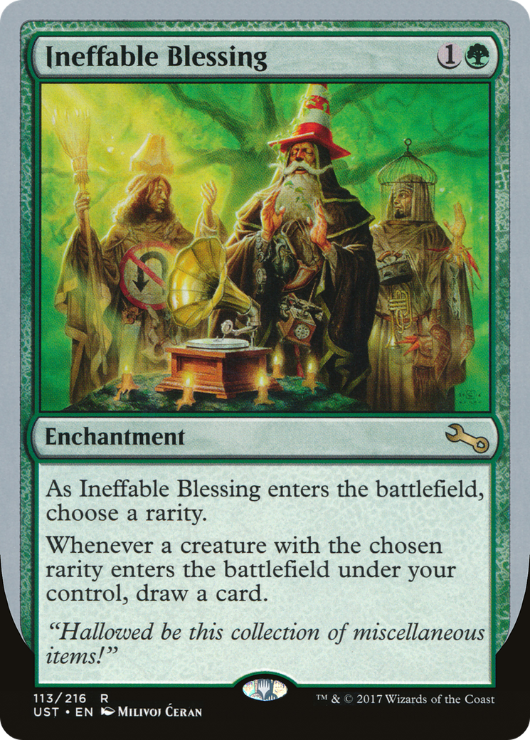 Ineffable Blessing ("choose a rarity") [Unstable] Foil