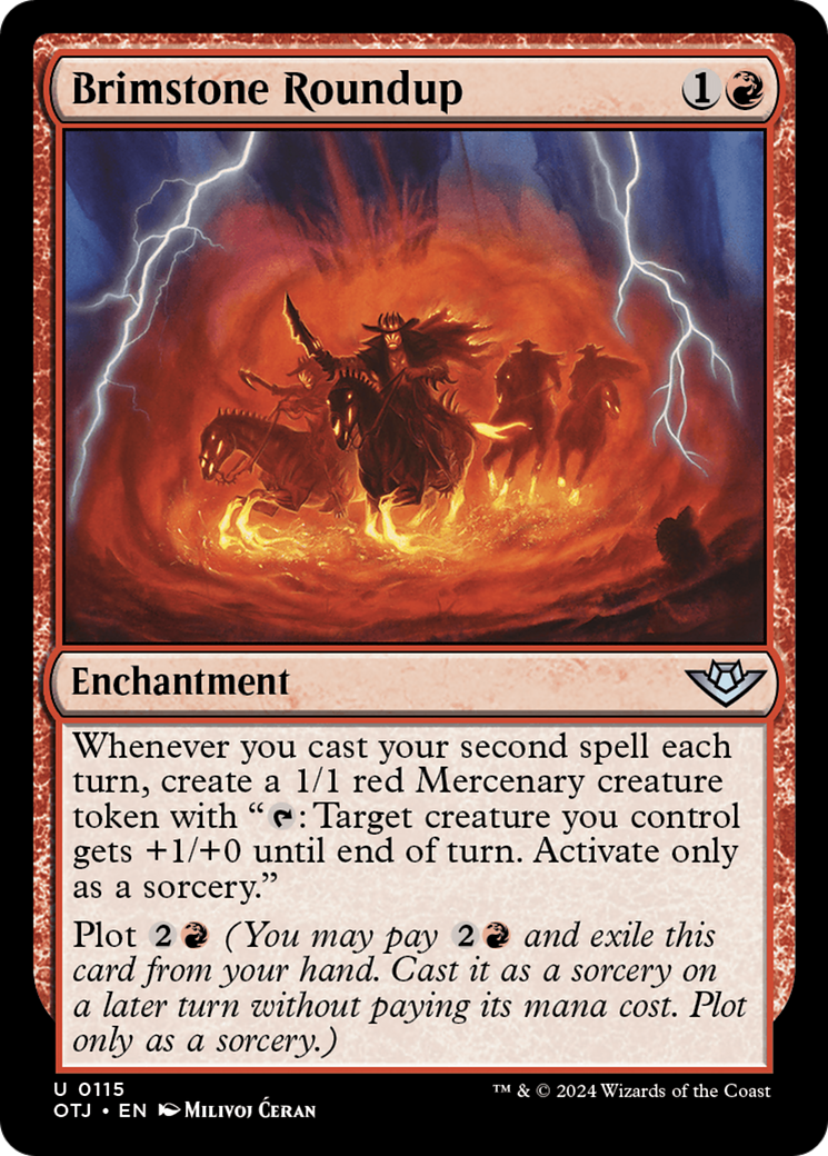 Brimstone Roundup [Outlaws of Thunder Junction] Foil