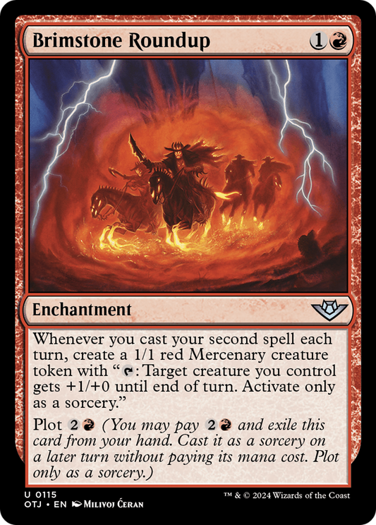 Brimstone Roundup [Outlaws of Thunder Junction] Foil