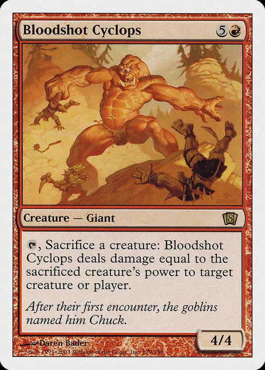Bloodshot Cyclops [Eighth Edition] Foil