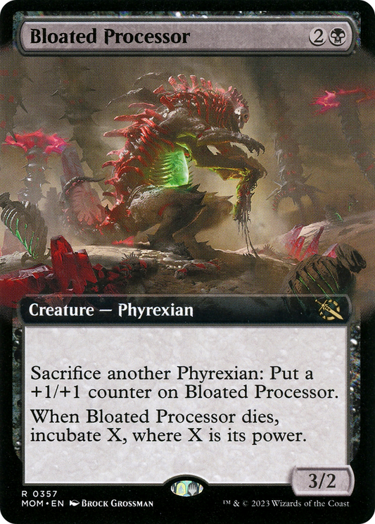 Bloated Processor (Extended Art) [March of the Machine] Foil