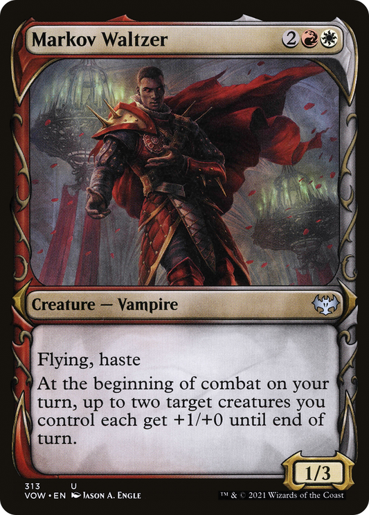 Markov Waltzer (Showcase Fang Frame) [Innistrad: Crimson Vow] Foil