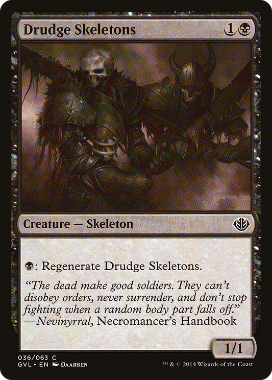 Drudge Skeletons (Garruk vs. Liliana) [Duel Decks Anthology]