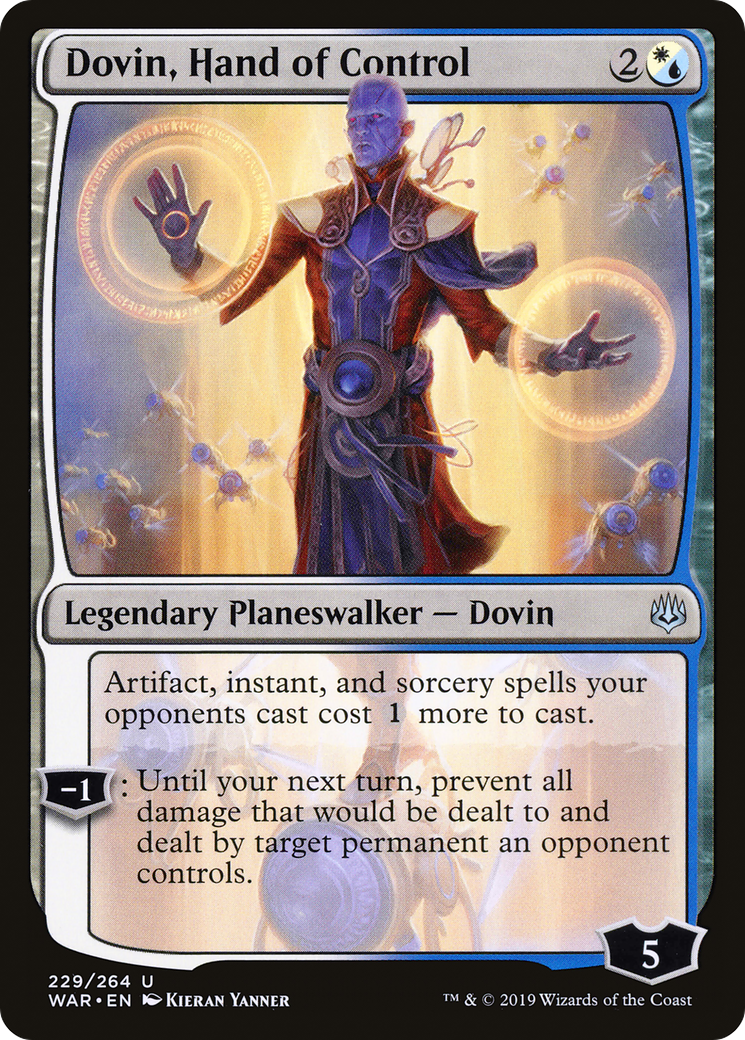 Dovin, Hand of Control [War of the Spark] Foil