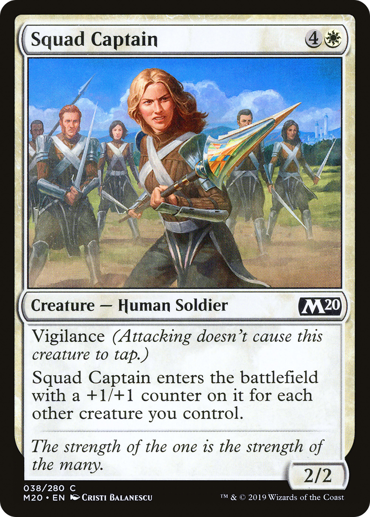 Squad Captain (038) - Core Set 2020