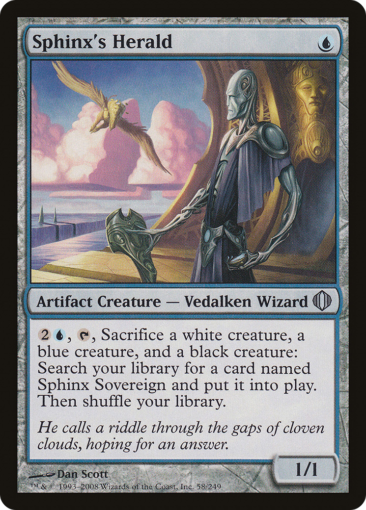 Sphinx's Herald (058) Foil - Shards of Alara