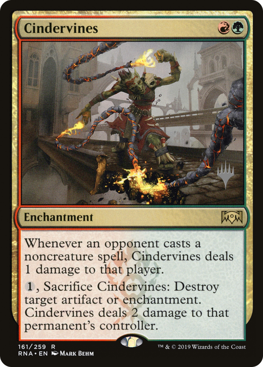 Cindervines (Promo Pack) [Ravnica Allegiance Promos] Foil