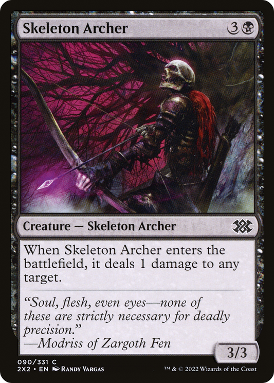 Skeleton Archer [Double Masters 2022] Foil