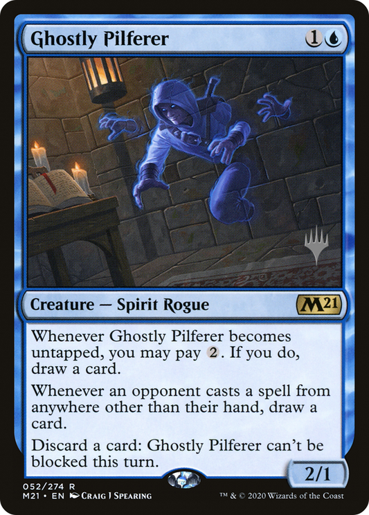 Ghostly Pilferer (Promo Pack) [Core Set 2021 Promos] Foil