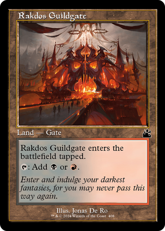 Rakdos Guildgate (Retro Frame) [Ravnica Remastered] Foil