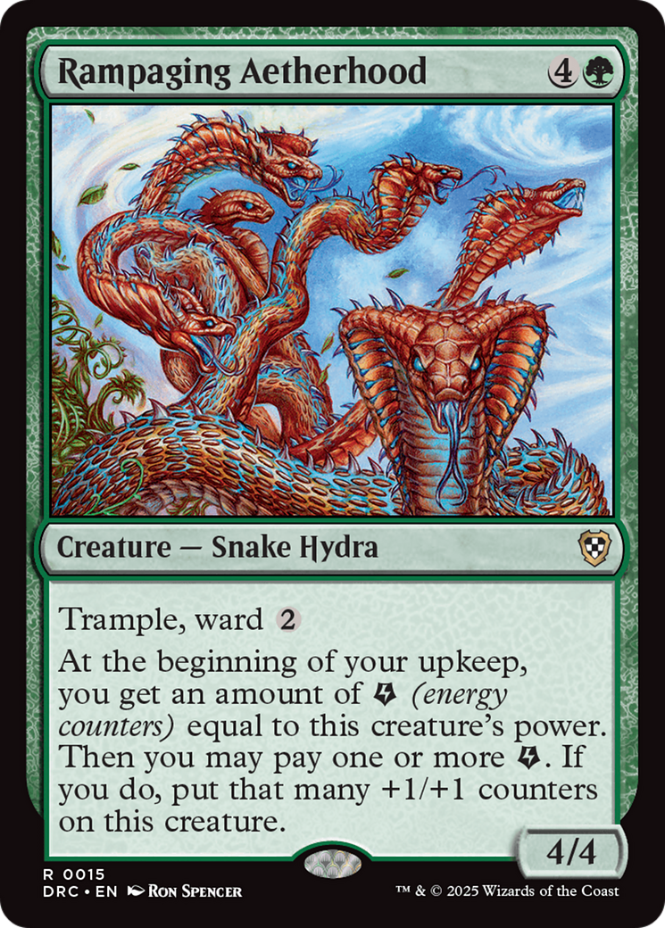 Rampaging Aetherhood (015) - Commander: Aetherdrift