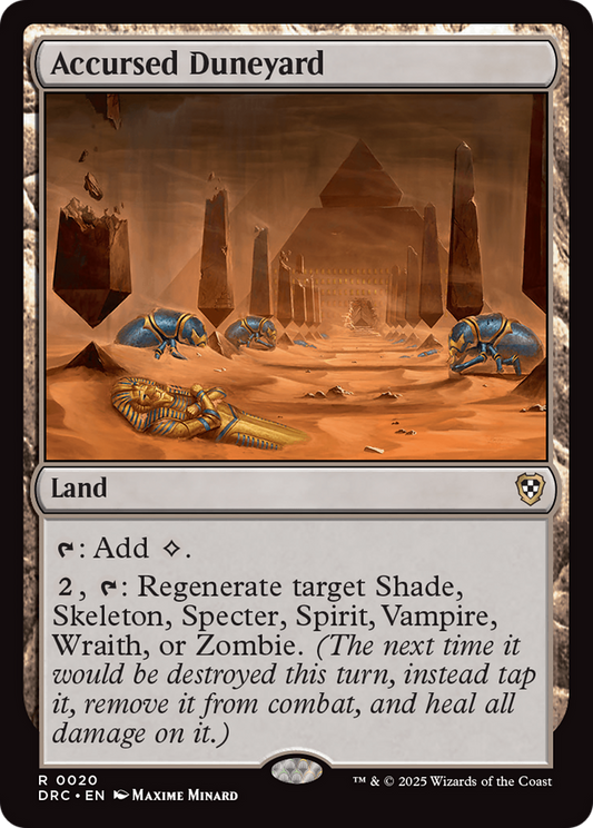 Accursed Duneyard (020) - Commander: Aetherdrift
