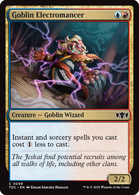 Goblin Electromancer (099) - Commander: Tarkir: Dragonstorm