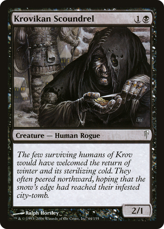 Krovikan Scoundrel [Coldsnap] Foil