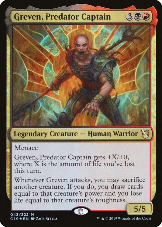 Greven, Predator Captain [Commander 2019]