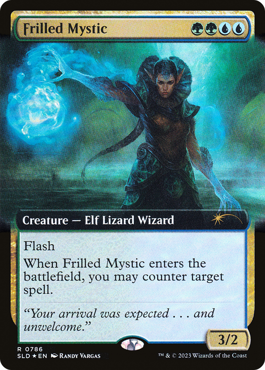 Frilled Mystic (Extended Art) [Secret Lair Drop Series]