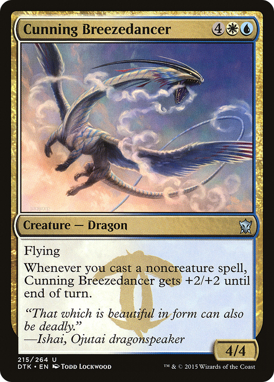 Cunning Breezedancer [Dragons of Tarkir] Foil