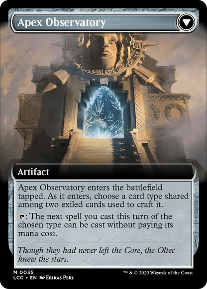 Eye of Ojer Taq // Apex Observatory (Extended Art) [The Lost Caverns of Ixalan Commander] Foil
