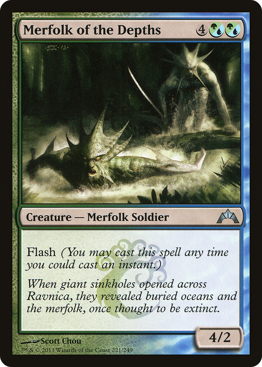 Merfolk of the Depths [Gatecrash] Foil