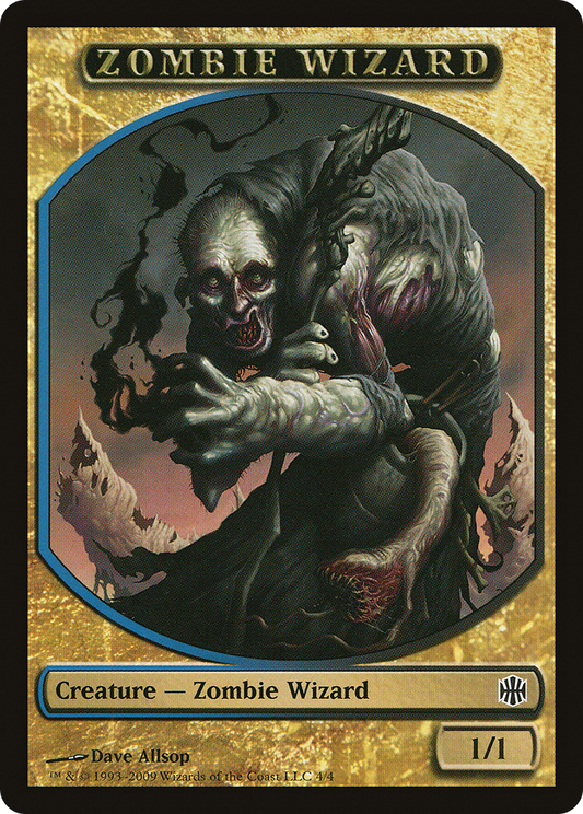 Zombie Wizard Token [Alara Reborn Tokens]